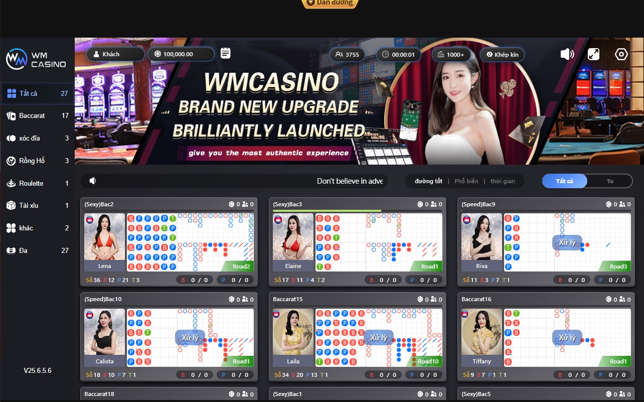 sảnh wm casino u888