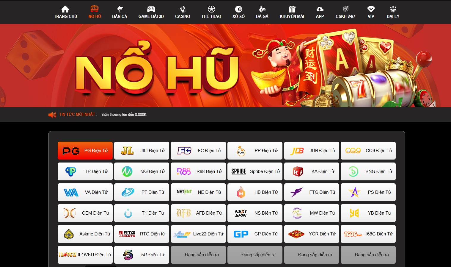 slot game nổ hũ tại u888